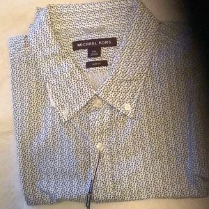 NWT Michael Koors Long Sleeve Button Down shirt